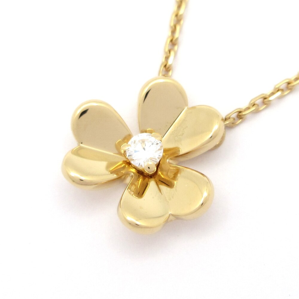 Van Cleef & Arpels Frivol pendant mini Necklace VCARP0J100 18K Yellow Gold